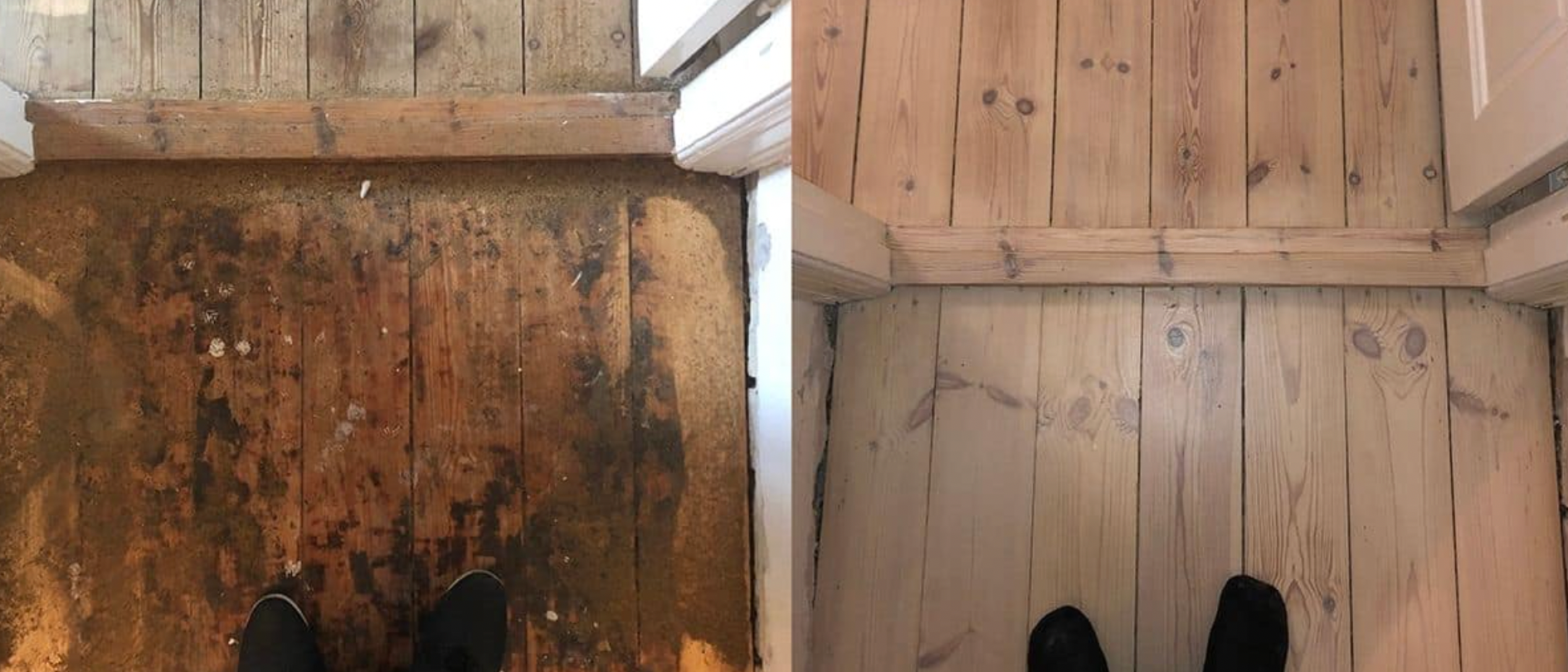 Gulvafslibning Fra 65 kr/m²