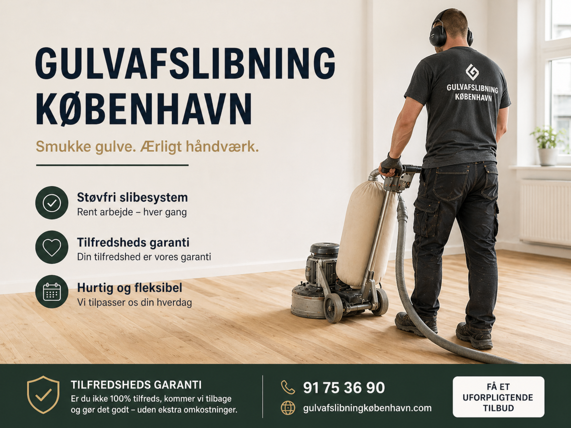gulvafslibning københavn